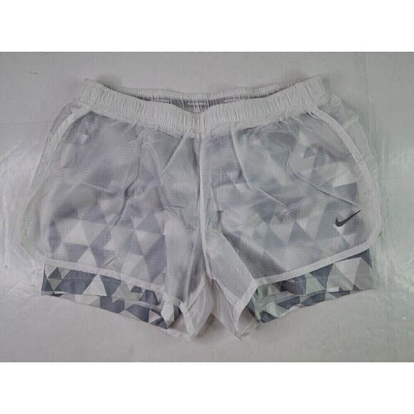 Nike Dri-Fit Tempo Women's Athletic Running Shorts Lot Of 2 Teal/ White Size S - Picture 7 of 11